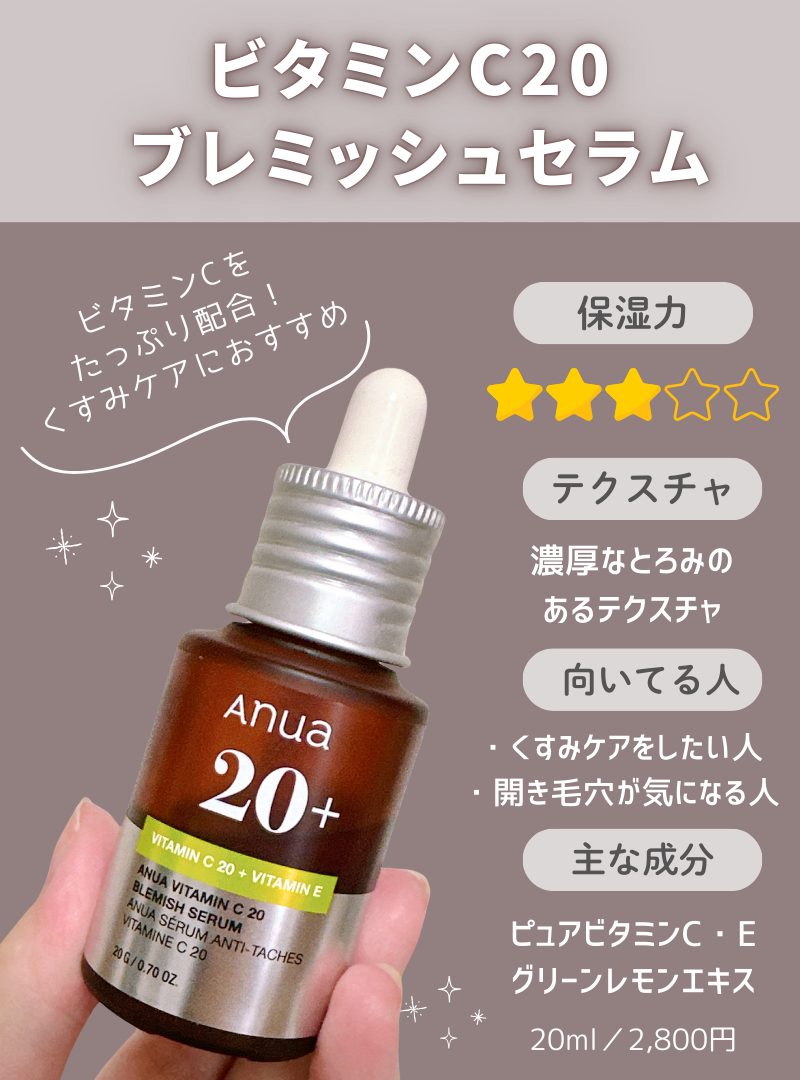 アヌア美容液ピュアビタミンC